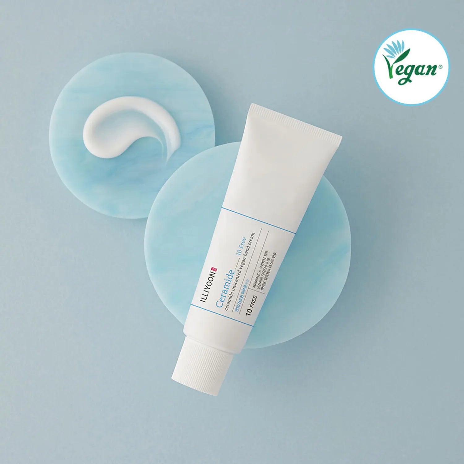 ILLIYOON Ceramide Unscented Vegan Hand Cream 50mL Special Set (+30mL)