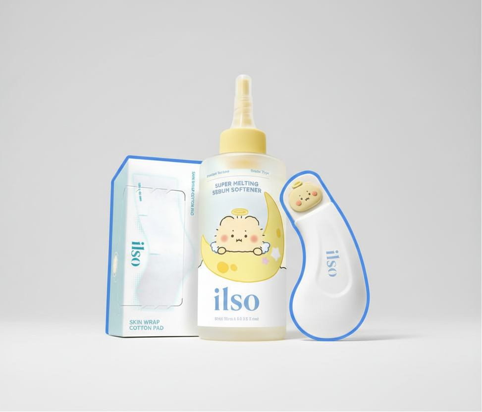 ilso Super Melting Sebum Softener 150ml Set (+Clean Master +Cotton Pads 40P)