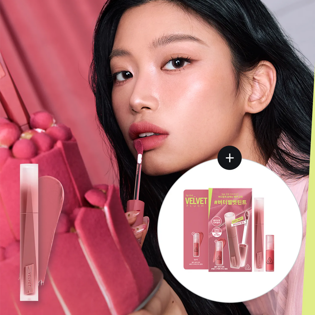 3CE Velvet Lip Tint Plush (4 Options)