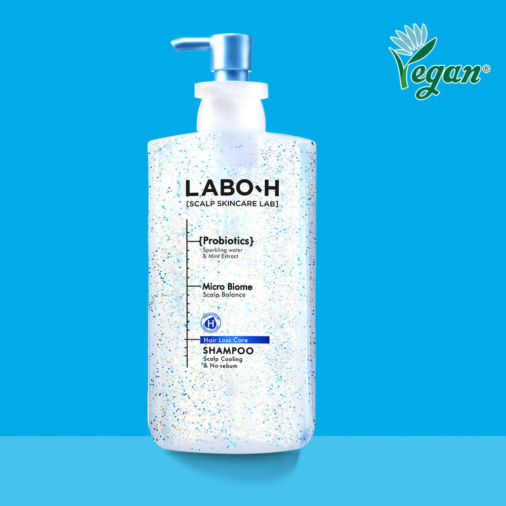 LABO-H Scalp Cooling & No Sebum Shampoo 750ml Set (+Shampoo 100ml)