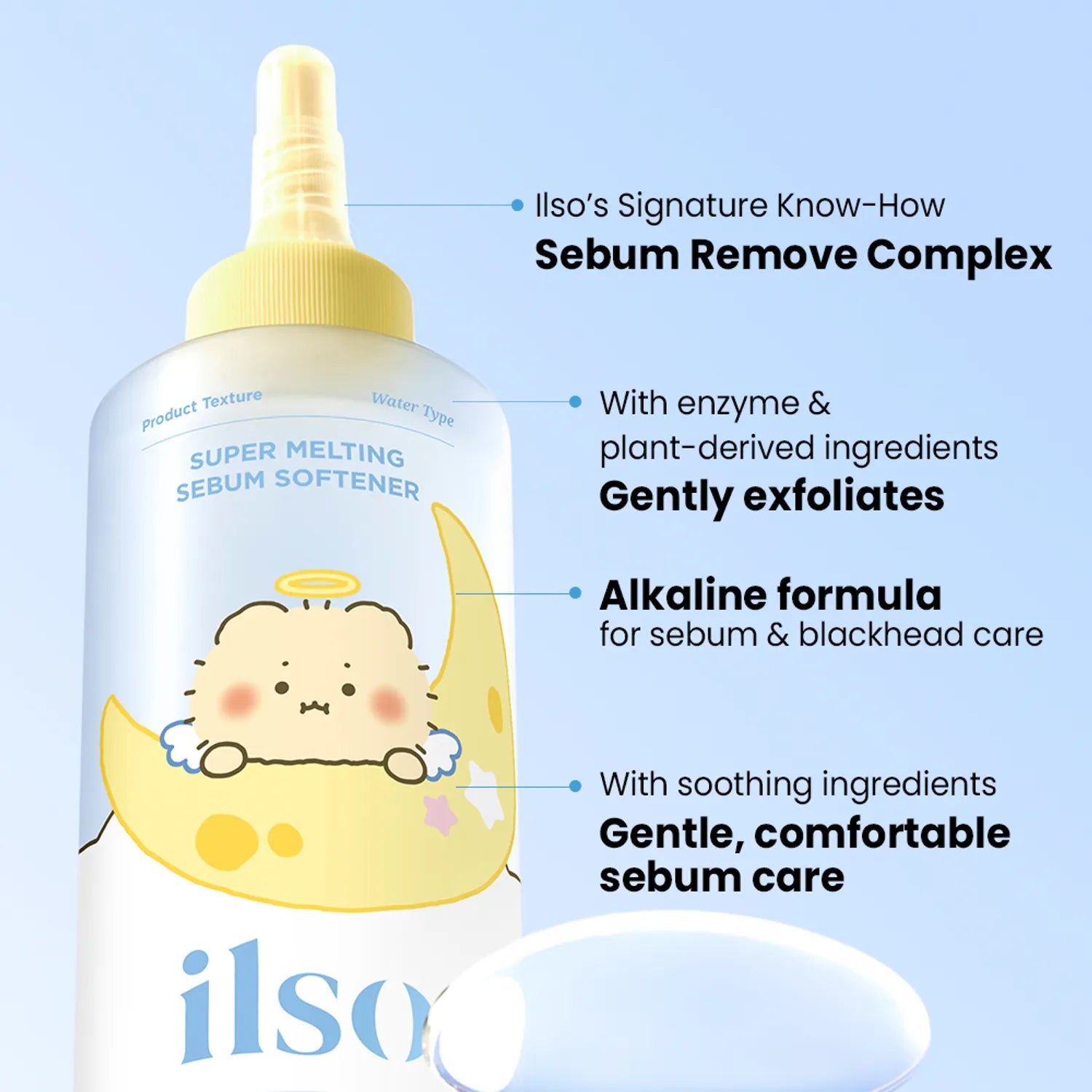 ilso Super Melting Sebum Softener 150ml Set (+Clean Master +Cotton Pads 40P)