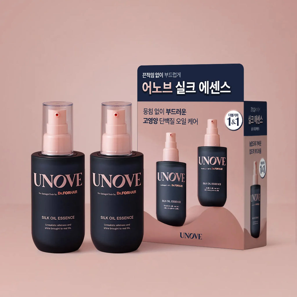 UNOVE Silk Oil Essence 70mL Tender Bloom Double Pack
