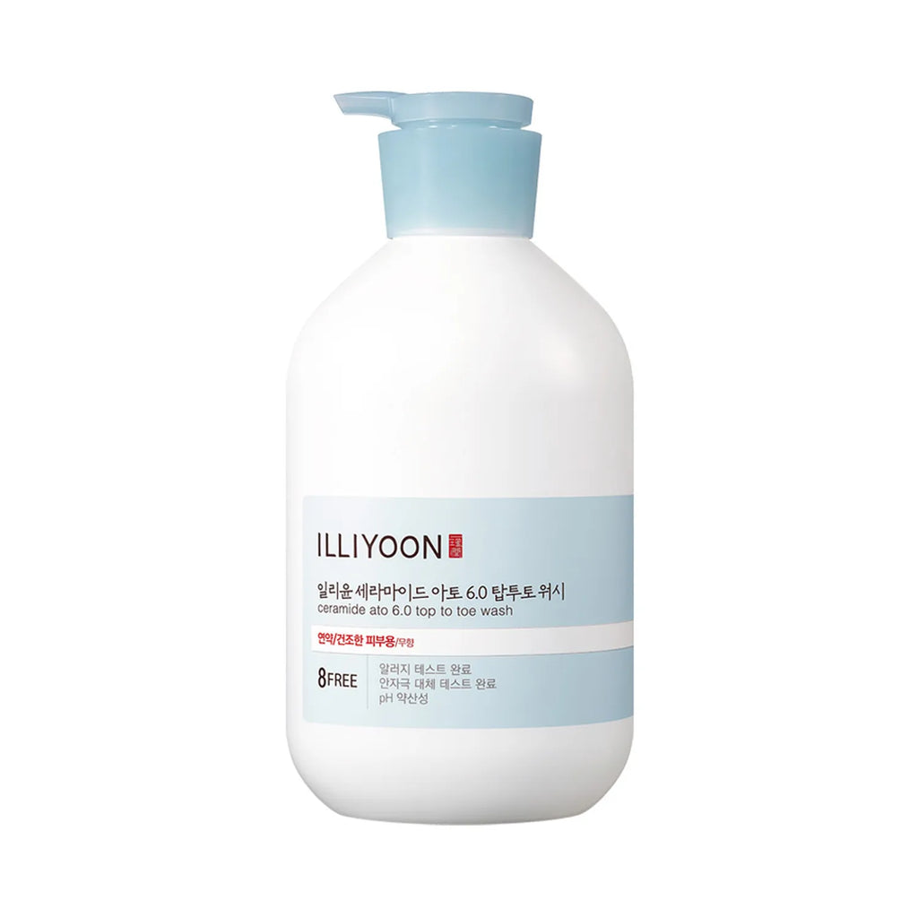 ILLIYOON Ceramide Ato 6.0 Top To Toe Wash 625ml+500ml Refill Set