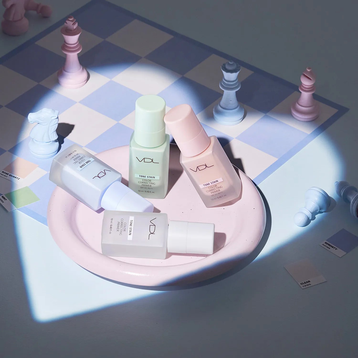 VDL Tone Stain Color Correcting Primer 13ml (4 Options)