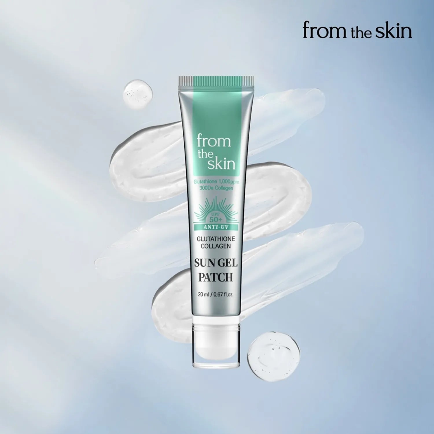 fromtheskin Glutathione Collagen Sun Gel Patch 20ml