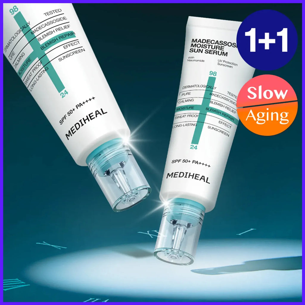 MEDIHEAL Madecassoside Moisture Sun Serum Blemish Repair 50g Double Set