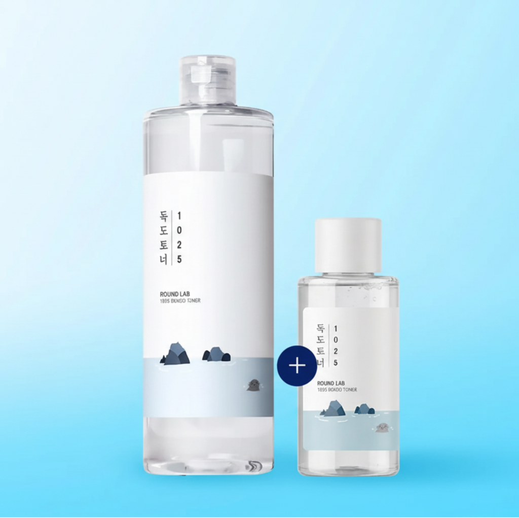 ROUND LAB 1025 Dokdo Toner Jumbo Size 500ml (Free Gift: Toner 100ml)
