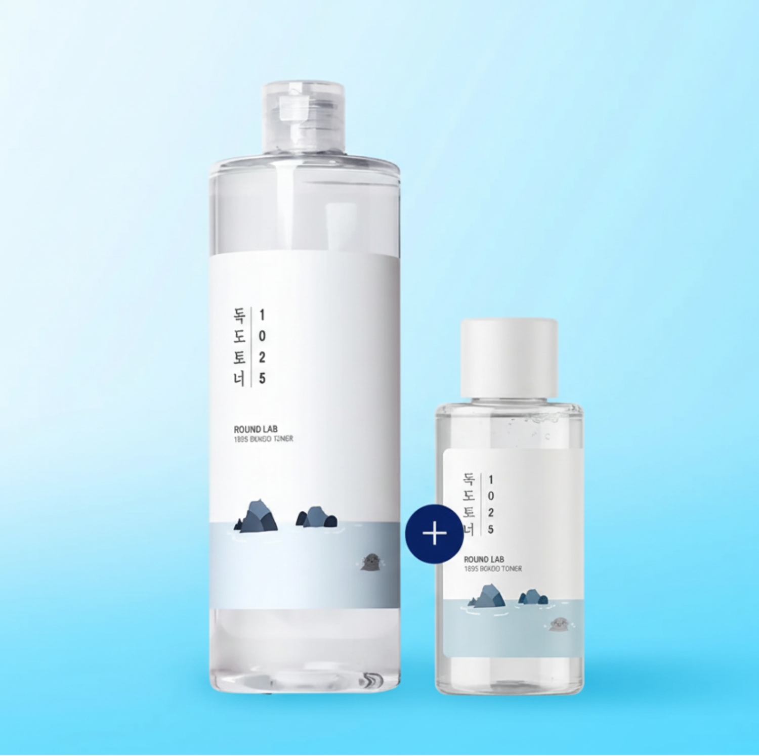 ROUND LAB 1025 Dokdo Toner Jumbo Size 500ml (Free Gift: Toner 100ml)