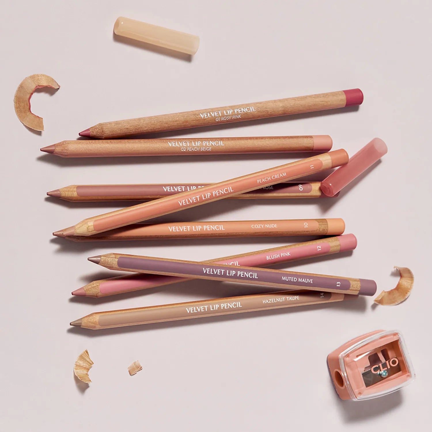 CLIO Velvet Lip Pencil (+Sharpener) (8 Options)