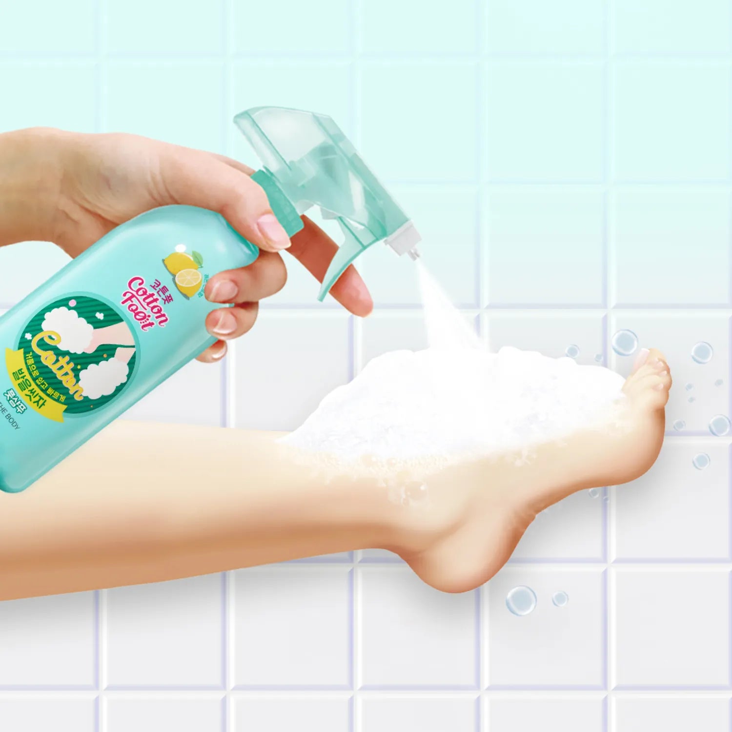ON:THE BODY Cotton Foot Shampoo 385ml (4 Options)