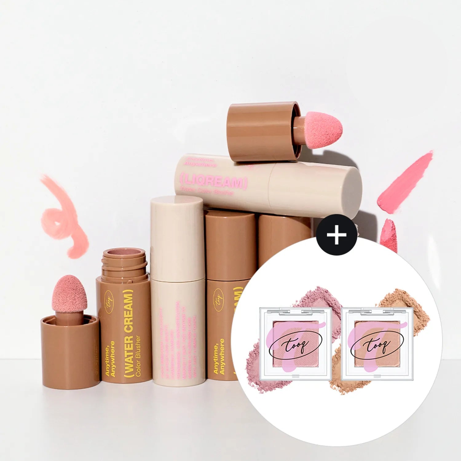 tooq Water/Liquid Cream Color Blusher (12 Options)