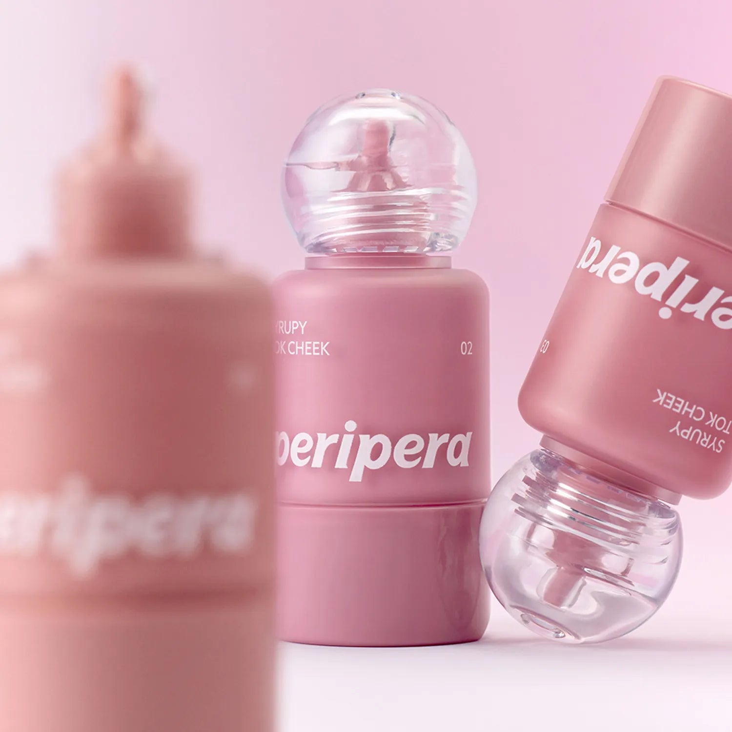 peripera Syrupy Tok Cheek Set (+Cap Cover) (Set/Single)  (10 Options)