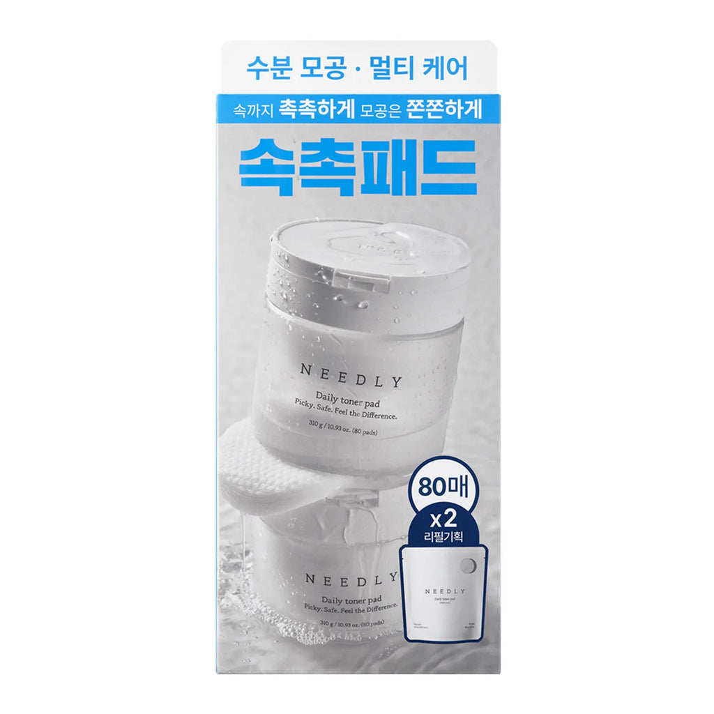 NEEDLY Daily Toner Pad 80 Sheets Set (+80 Sheets Refill)