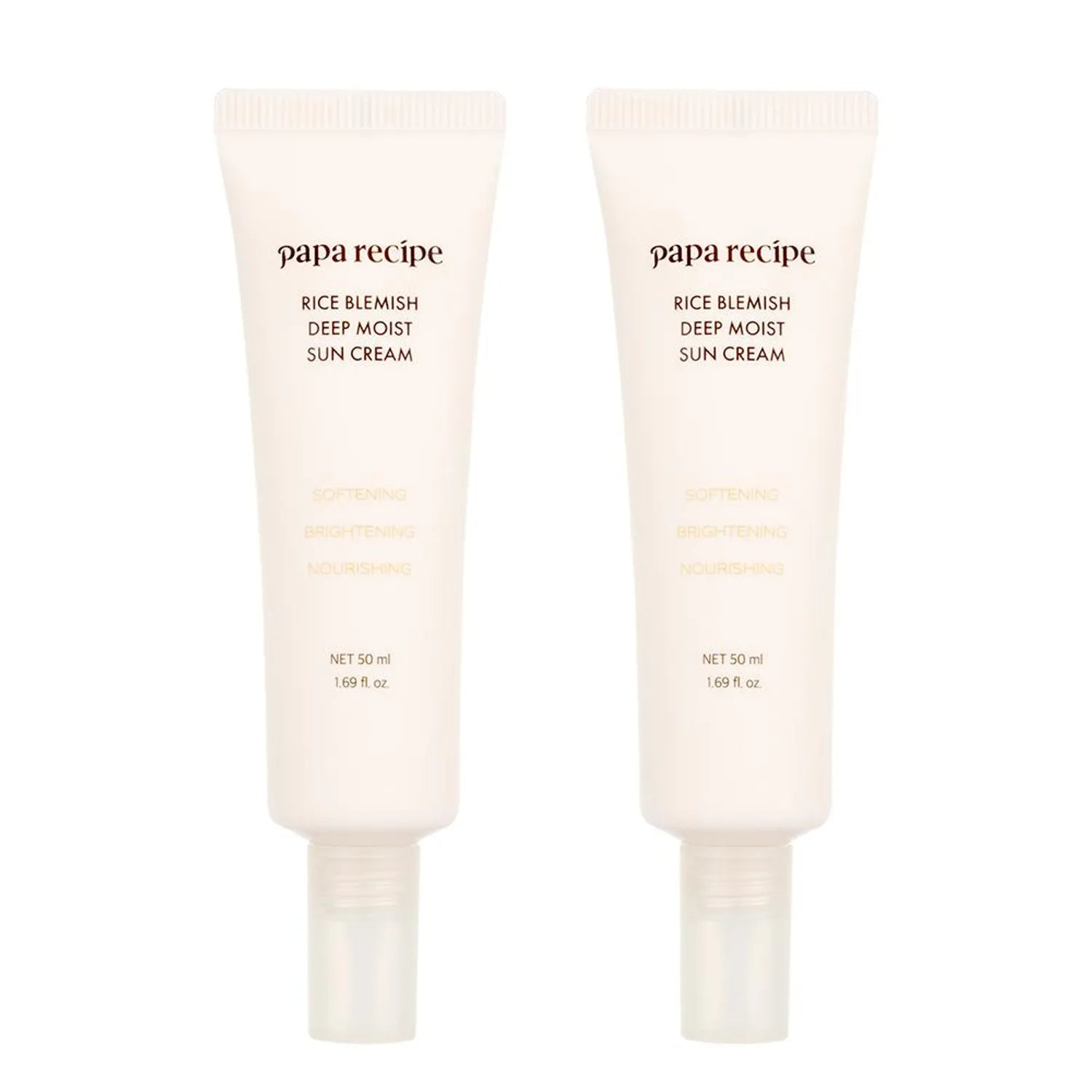 papa recipe Rice Blemish Deep Moist Sun Cream 50ml Double Pack