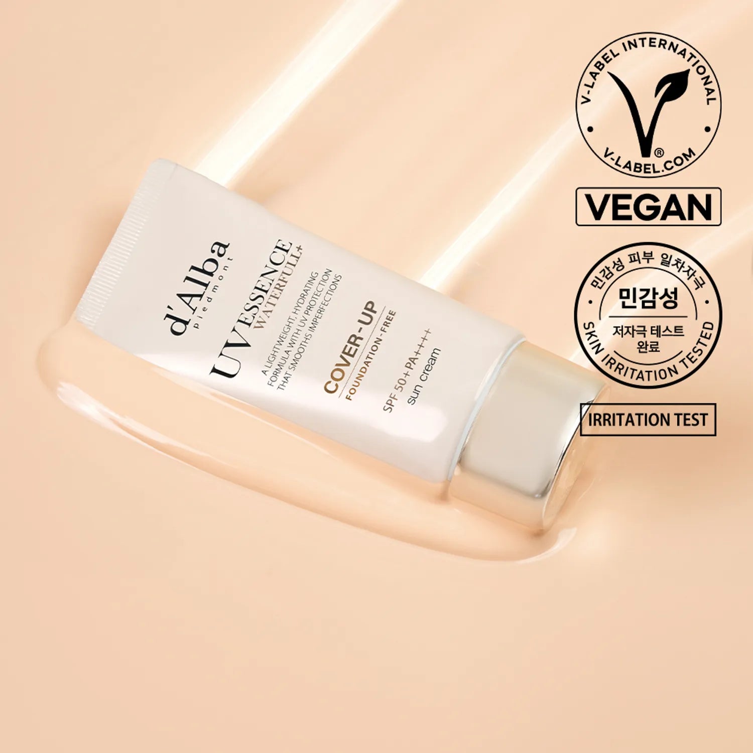 d'Alba Waterfull UV Essene Cover-Up Sun Cream Beige 50ml