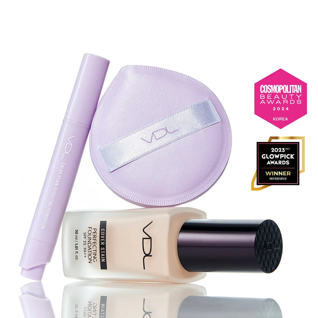 VDL Cover Stain Perfecting Foundation 30ml (SPF35, PA++) (7 Options)